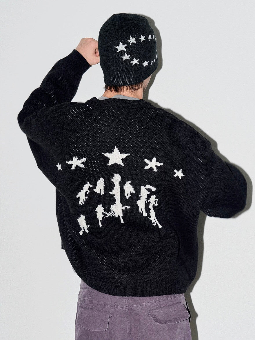 LIBERAFIT Star Ring Jacquard Beanie | Face 3 Face