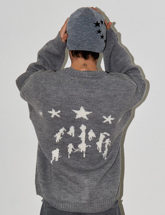 LIBERAFIT Star Ring Jacquard Beanie | Face 3 Face