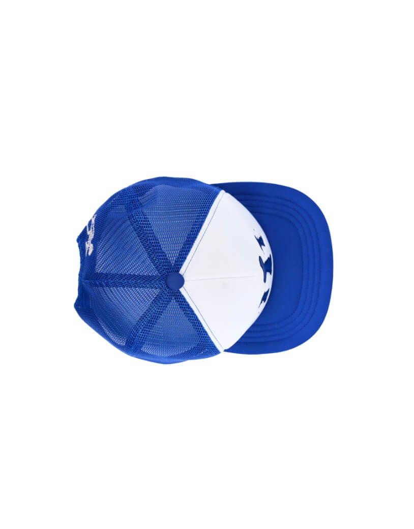LIBERAFIT Crossbones Leather Patch Trucker Cap | Face 3 Face