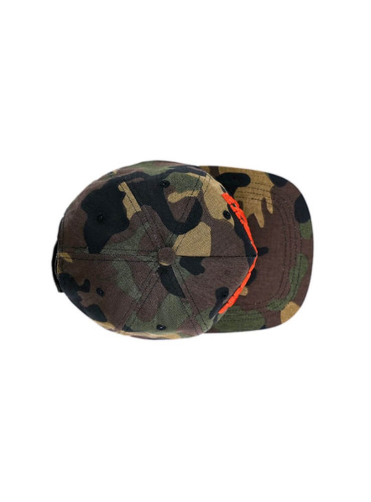 LIBERAFIT Slogan 3D Embroidered Trucker Cap Camo Leopard Denim | Face 3 Face