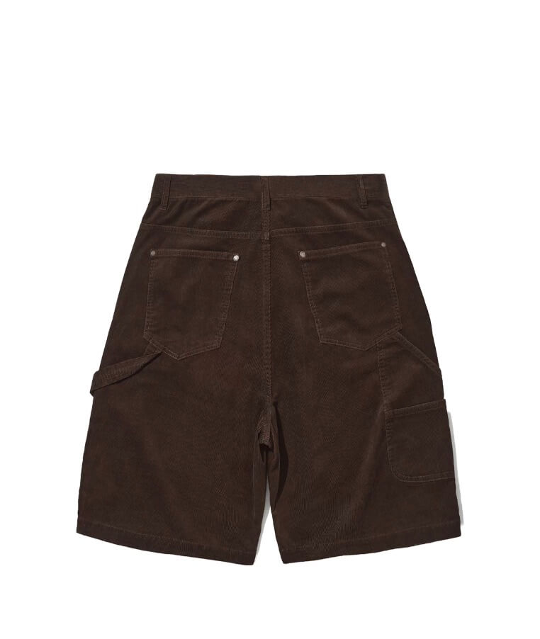LIBERAFIT Double Knee Patch Corduroy Shorts | Face 3 Face