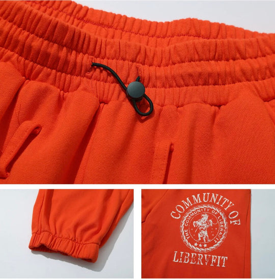 LIBERAFIT Vintage Painted Crest Washed Sweatpants | Face 3 Face