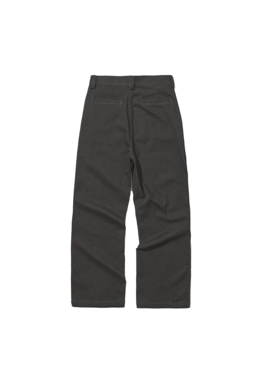 LIBERAFIT Washed Slight Flare Work Chino Pants | Face 3 Face