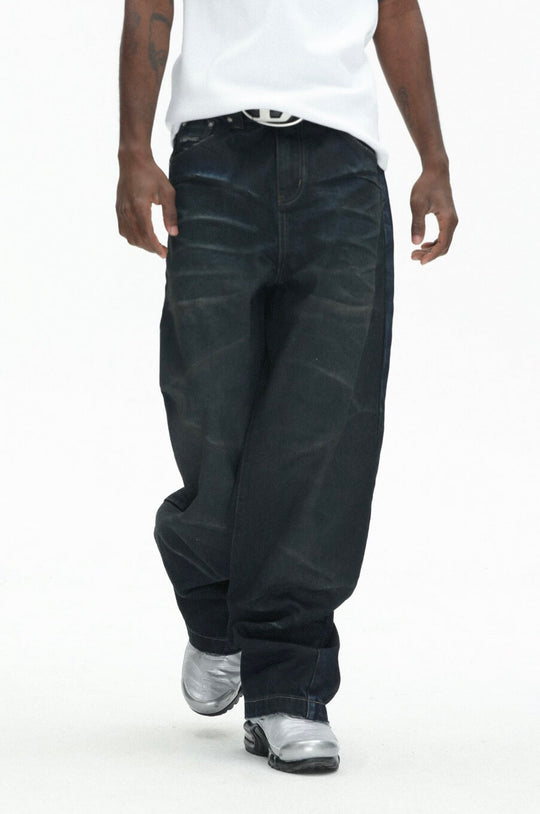 UNTILWERICH Vintage Whiskered Washed Distressed Jeans | Face 3 Face
