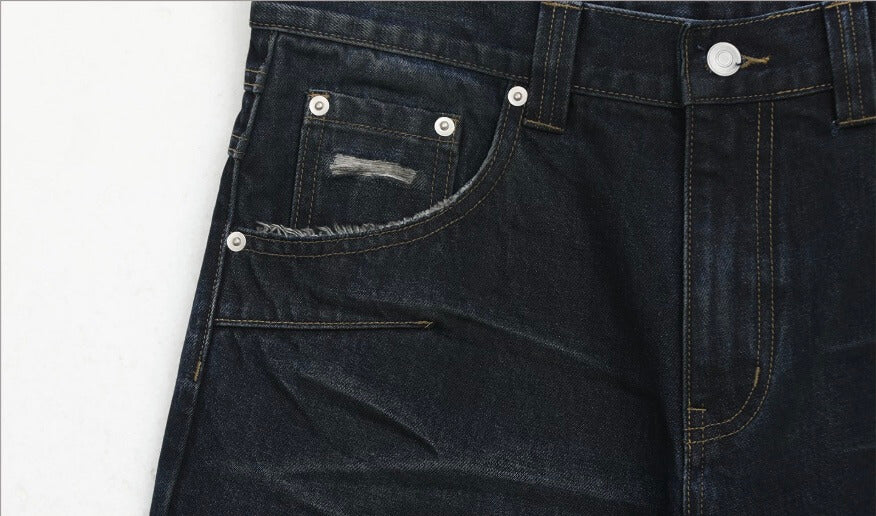 UNTILWERICH Vintage Whiskered Washed Distressed Jeans | Face 3 Face