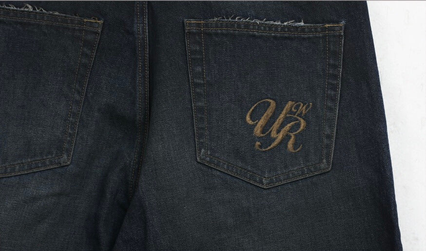 UNTILWERICH Vintage Whiskered Washed Distressed Jeans | Face 3 Face