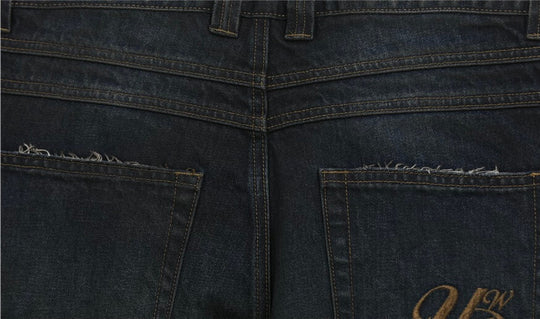 UNTILWERICH Vintage Whiskered Washed Distressed Jeans | Face 3 Face