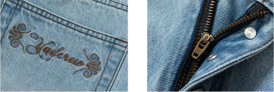 YADcrew Crossover Waist Washed Jeans | Face 3 Face