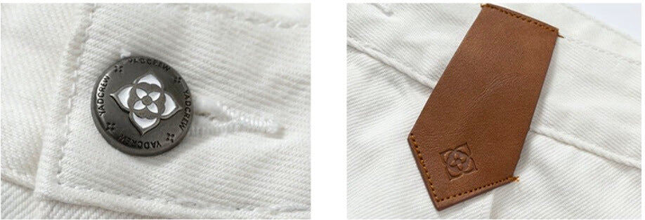 YADcrew Embossed Knee Leather Belt Loop Jeans | Face 3 Face