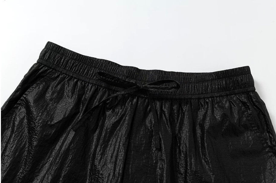 YADcrew Metallic Nylon Quick Dry Shorts | Face 3 Face