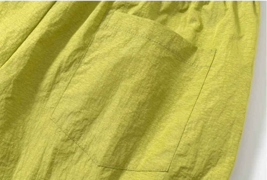 YADcrew Metallic Nylon Quick Dry Shorts | Face 3 Face