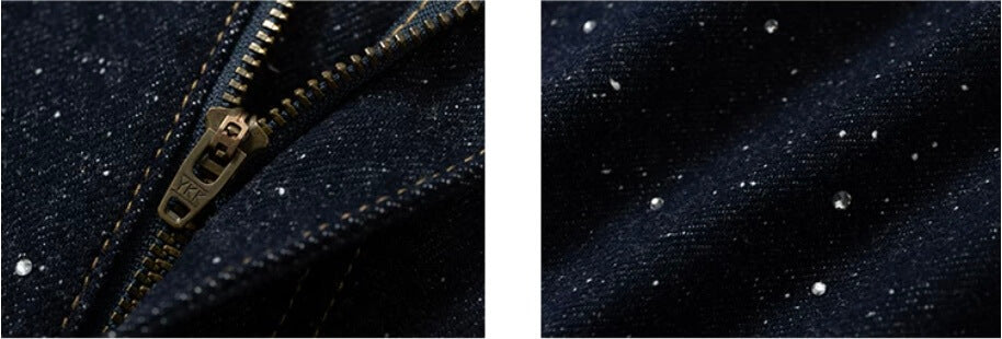 YADcrew All Over Starry Rhinestone Loose Fit Jeans | Face 3 Face