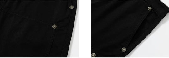 YADcrew Deconstructed Drop Crotch Loose Fit Wide Leg Work Pants | Face 3 Face