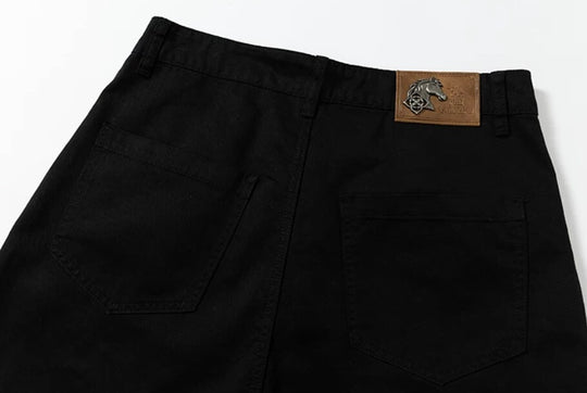 YADcrew Deconstructed Drop Crotch Loose Fit Wide Leg Work Pants | Face 3 Face