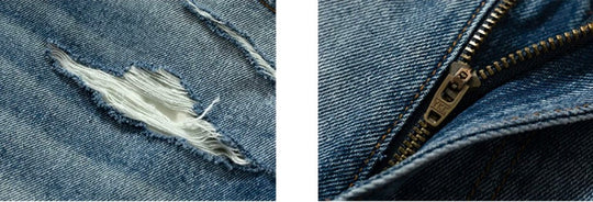 YADcrew Vintage Whiskered Washed Distressed Jeans | Face 3 Face