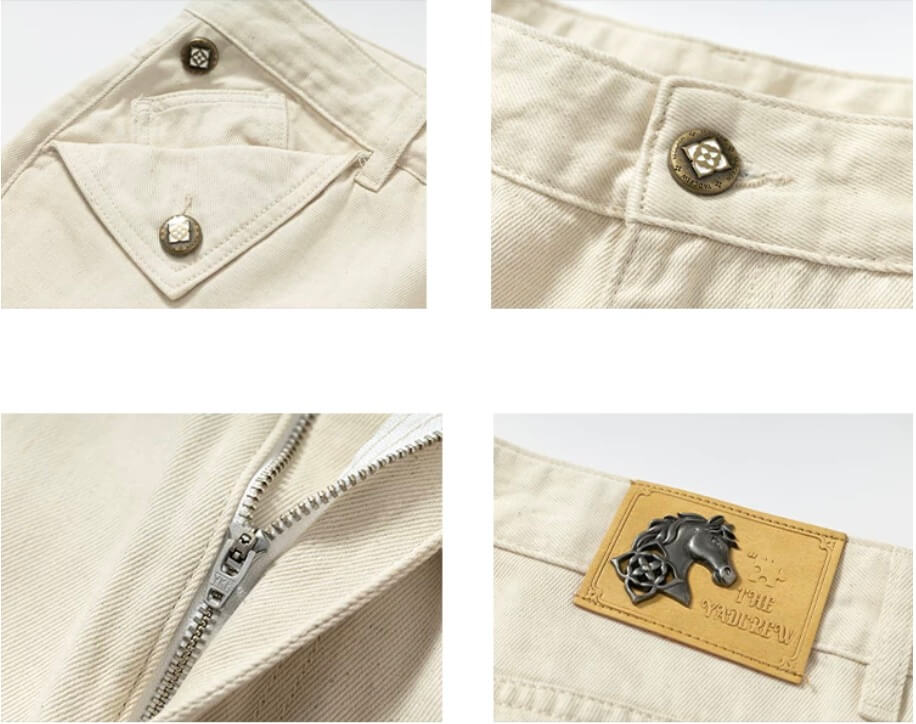 YADcrew Fold Over Button Flap Pocket Washed Jeans | Face 3 Face