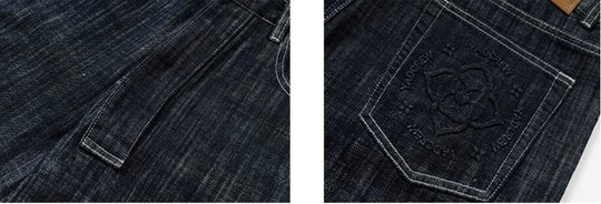 YADcrew Slub Denim Baggy Jeans | Face 3 Face
