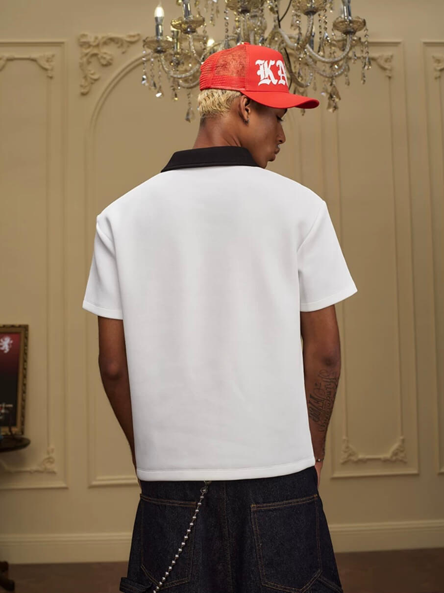 YADcrew Lion Crest Embroidered Polo Shirt | Face 3 Face