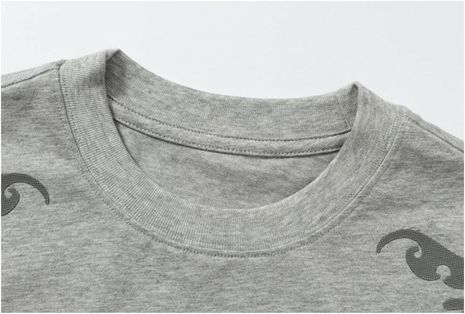 YADcrew Baroque Raised Logo Print Tee | Face 3 Face