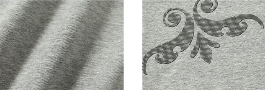 YADcrew Baroque Raised Logo Print Tee | Face 3 Face