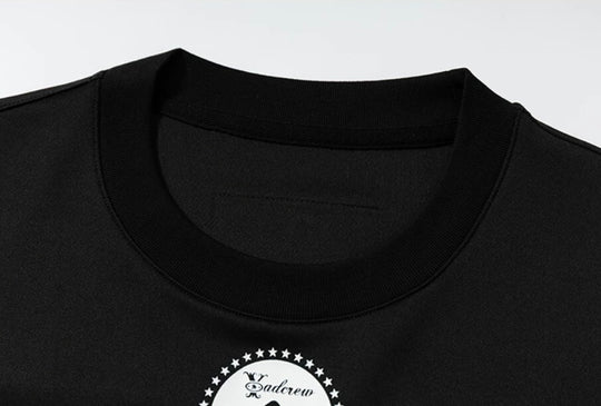 YADcrew Rhinestone Digital Checkered Numbering Mesh Tee | Face 3 Face