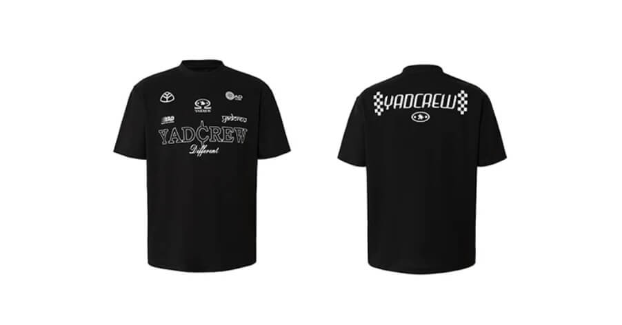 YADcrew Multi Logo Print Tee | Face 3 Face
