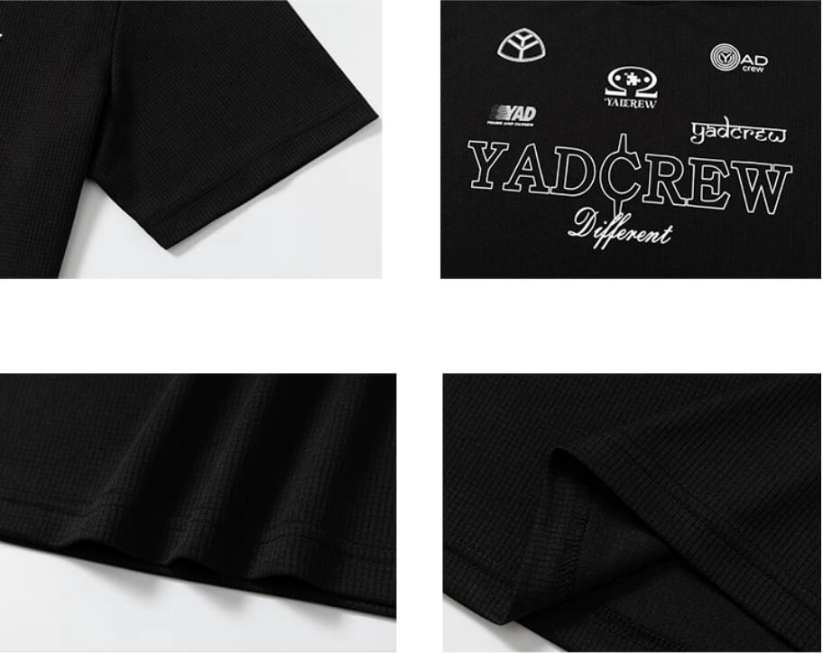 YADcrew Multi Logo Print Tee | Face 3 Face