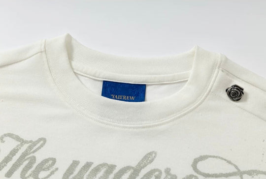 YADcrew Shoulder Rose Button Tee | Face 3 Face