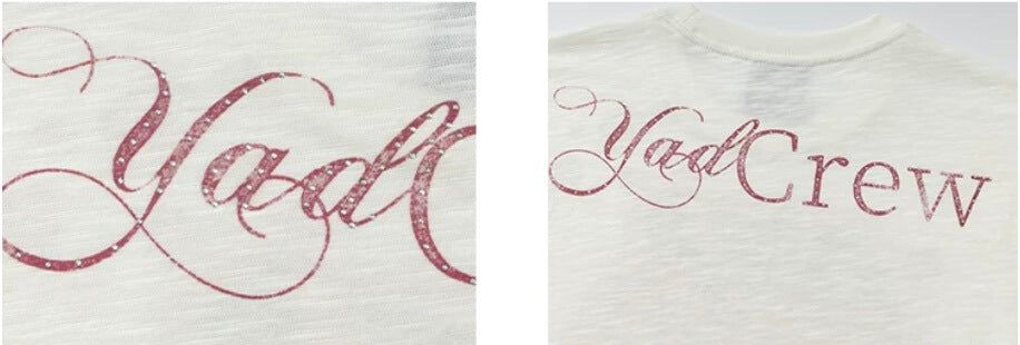 YADcrew Berry Bone Sweetheart Print Pearl and Rhinestone Tee | Face 3 Face
