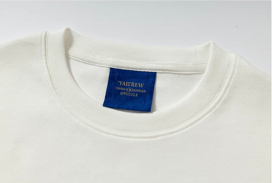 YADcrew Baroque Small Logo Embroidered Tee | Face 3 Face