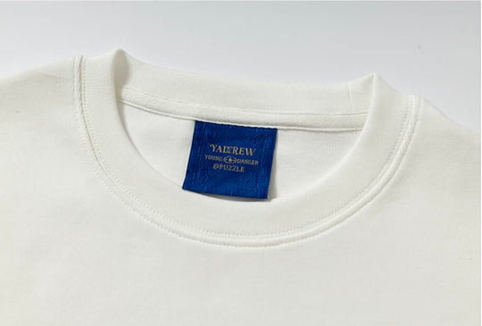 YADcrew Baroque Small Logo Embroidered Tee | Face 3 Face