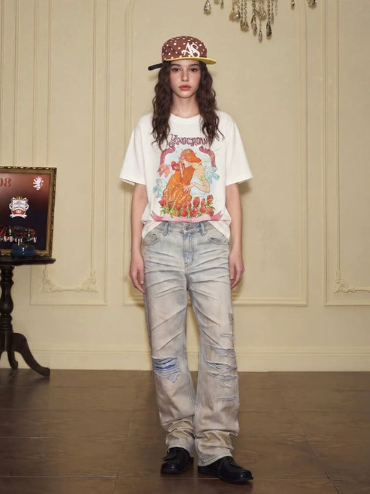 YADcrew Love Bird Print Rhinestone Tee | Face 3 Face