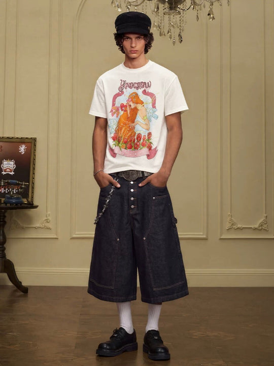 YADcrew Love Bird Print Rhinestone Tee | Face 3 Face