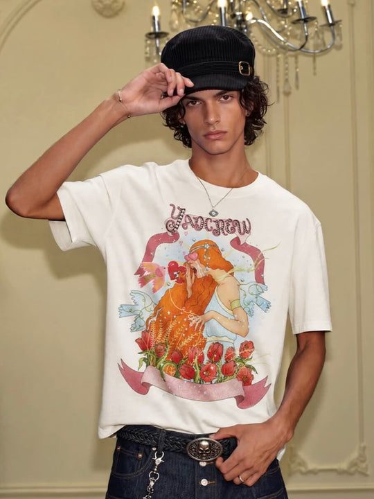 YADcrew Love Bird Print Rhinestone Tee | Face 3 Face