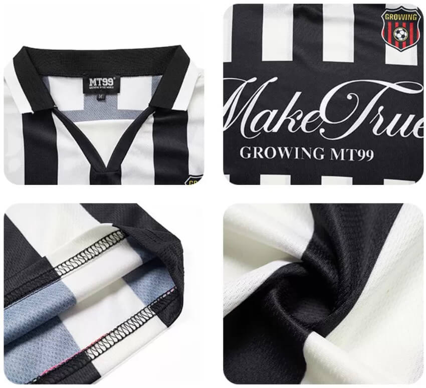 F3F Select Striped Polo Collar Short Sleeve Soccer Jersey | Face 3 Face