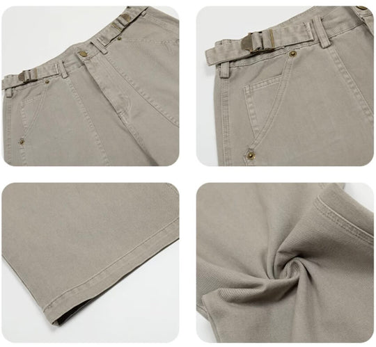 F3F Select Light Gray Utility Cargo Pants