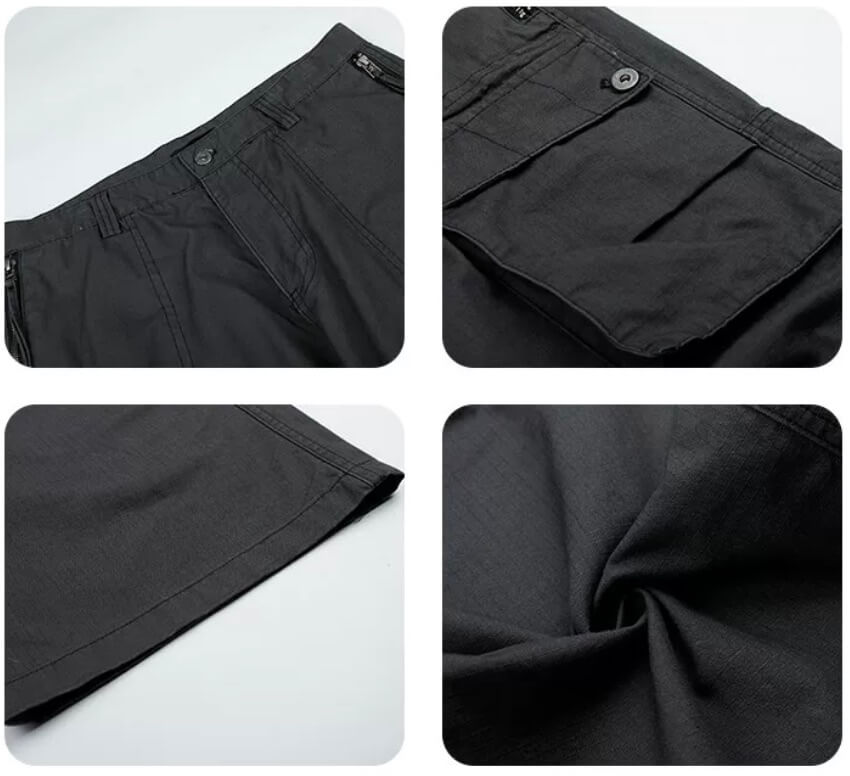 F3F Select Multi Pocket Side Zipper Work Cargo Pants