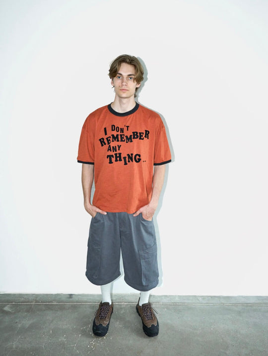 LIBERAFIT Vintage Slogan Print Short Sleeve Ringer Tee | Face 3 Face