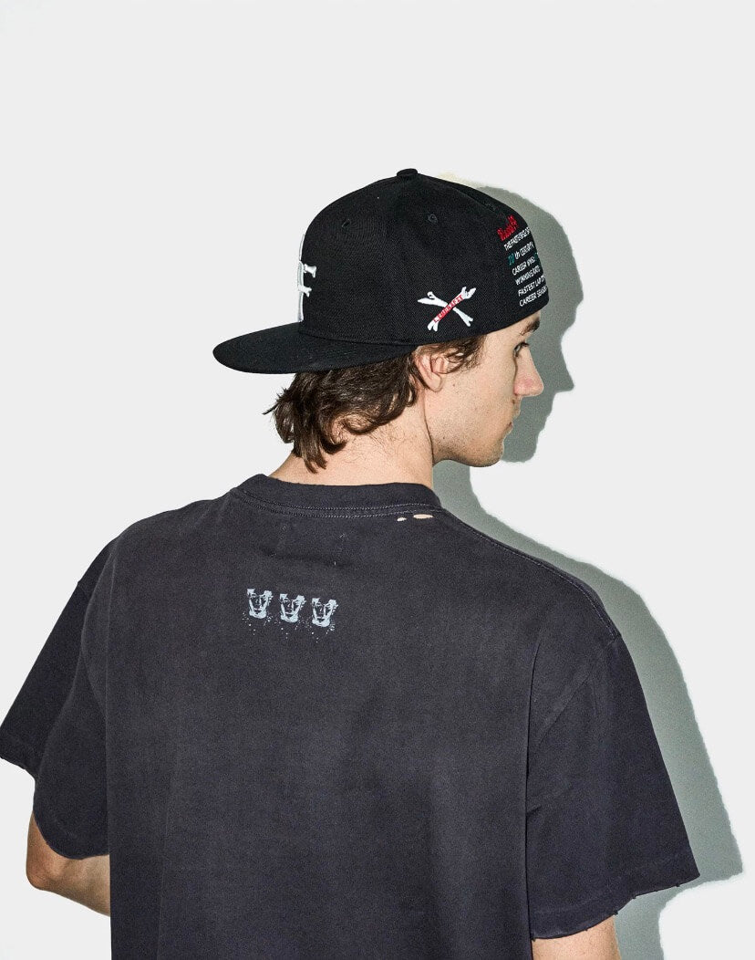 LIBERAFIT 3D Embroidered Skeleton Baseball Cap | Face 3 Face