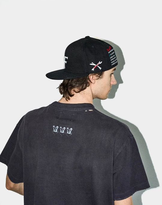 LIBERAFIT 3D Embroidered Skeleton Baseball Cap | Face 3 Face