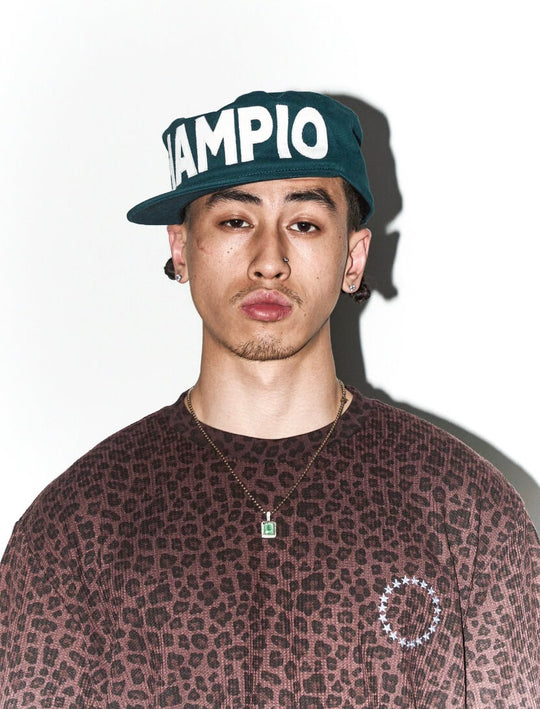 LIBERAFIT Star Studded Patch Embroidered Pillbox Cap | Face 3 Face
