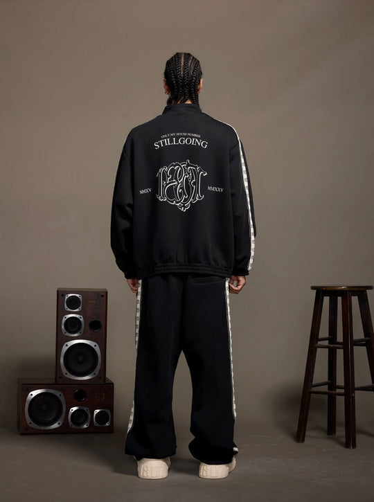 1807 Pegasus Sleeve Tape Track Jacket | Face 3 Face