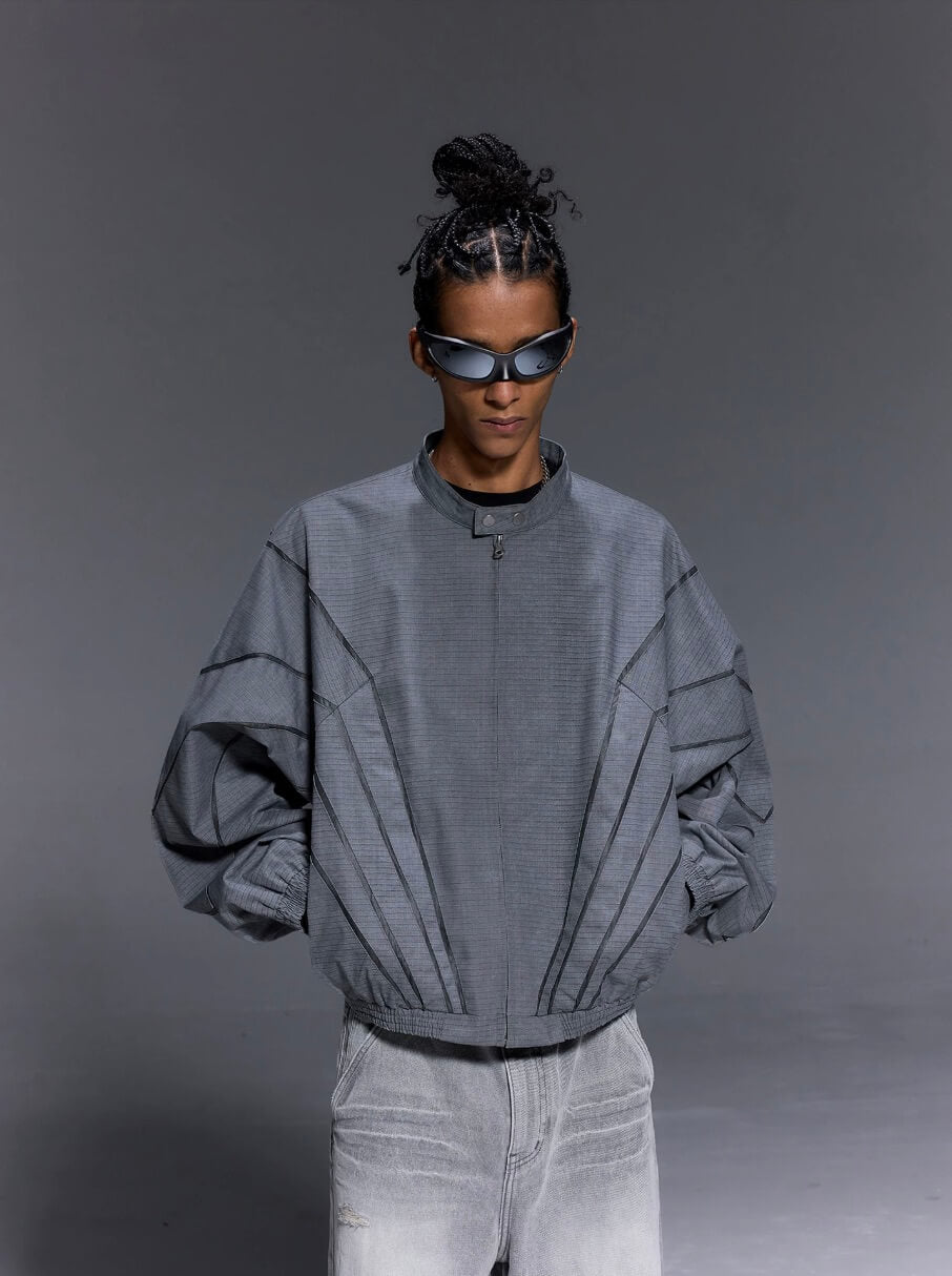 1807 Faded Wash Ripstop Track Jacket | Face 3 Face