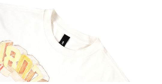 1807 Vintage Print Washed Distressed Short Sleeve Tee | Face 3 Face