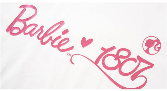 1807 Barbie Glitter Graphic Short Sleeve Tee | Face 3 Face
