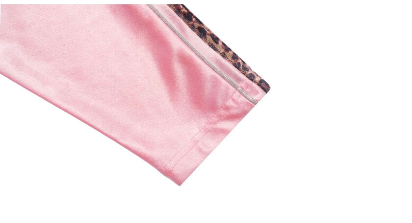 1807 Barbie Leopard Print Patch Long Sleeve Hockey Jersey | Face 3 Face