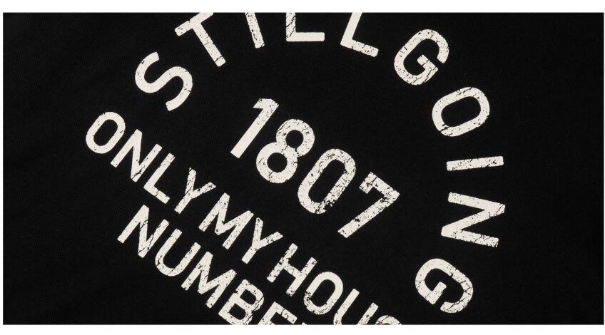 1807 Vintage Still Going Logo Print Short Sleeve Tee | Face 3 Face