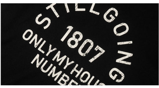 1807 Vintage Still Going Logo Print Short Sleeve Tee | Face 3 Face
