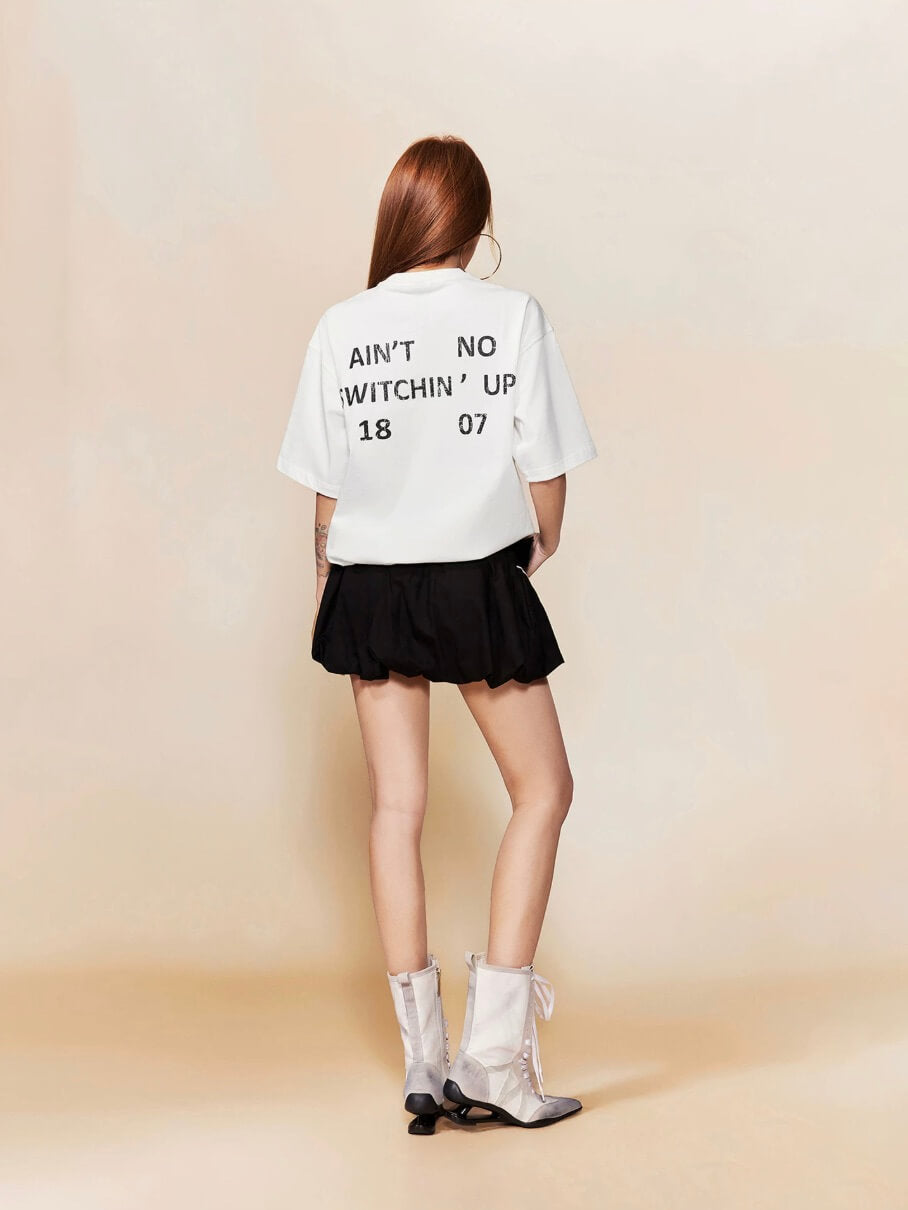 1807 Vintage Still Going Logo Print Short Sleeve Tee | Face 3 Face