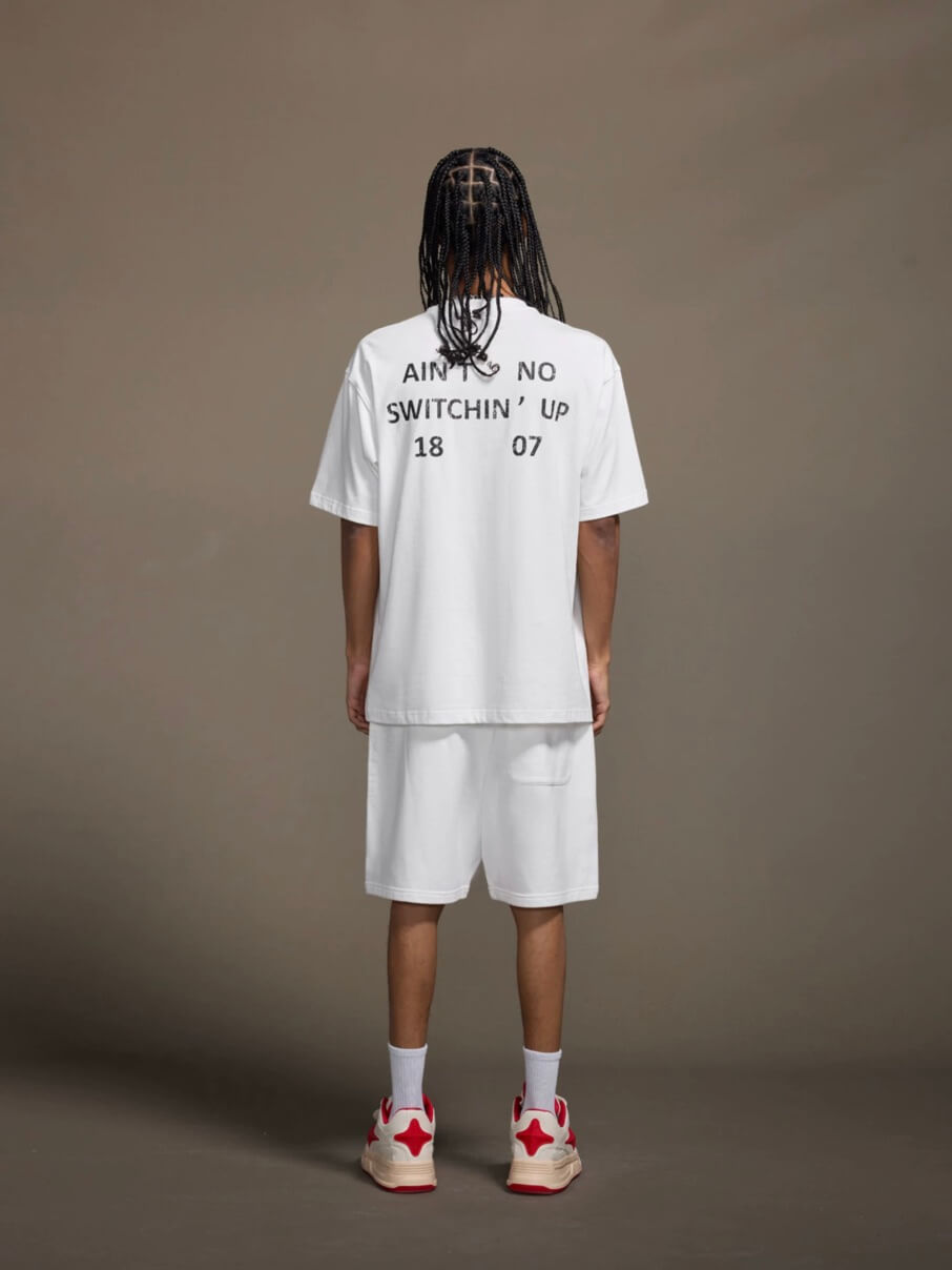 1807 Vintage Still Going Logo Print Short Sleeve Tee | Face 3 Face